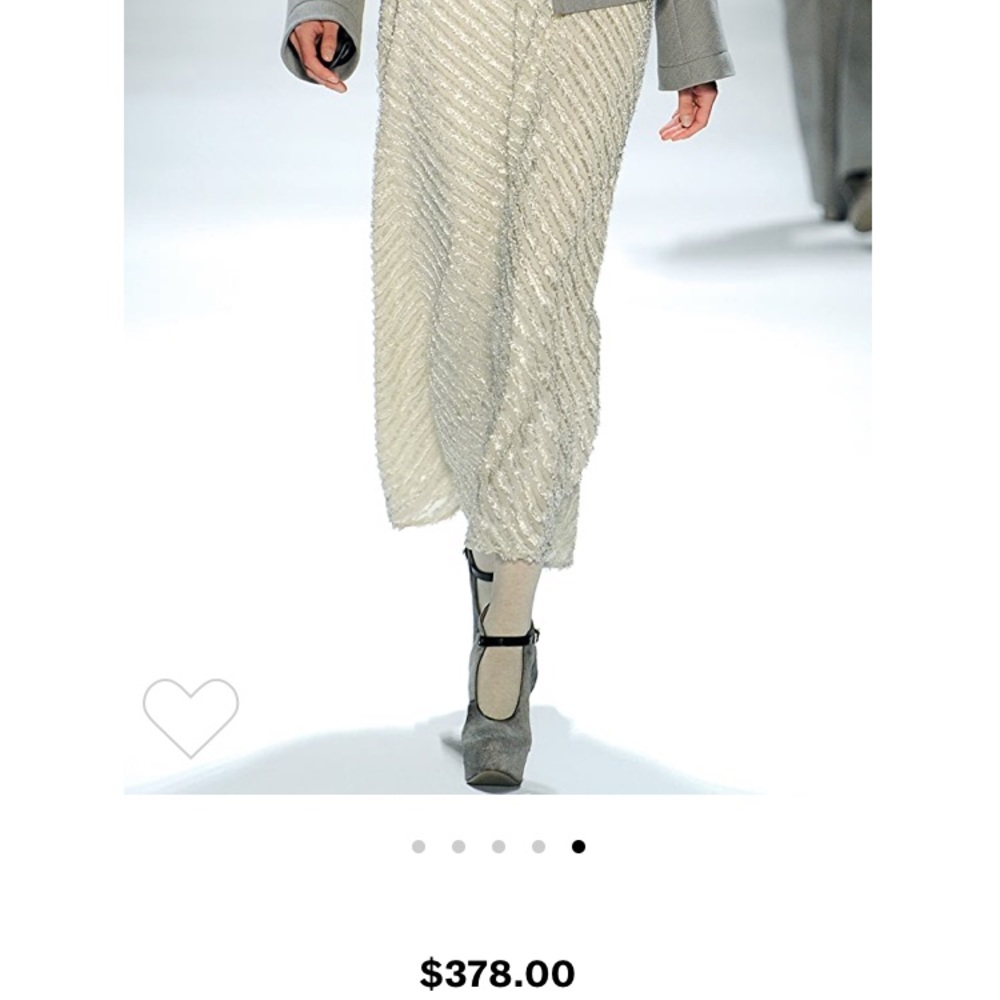 SOLD- Nanette Lepore chiffon jacquard midi dress - Picture 15 of 16